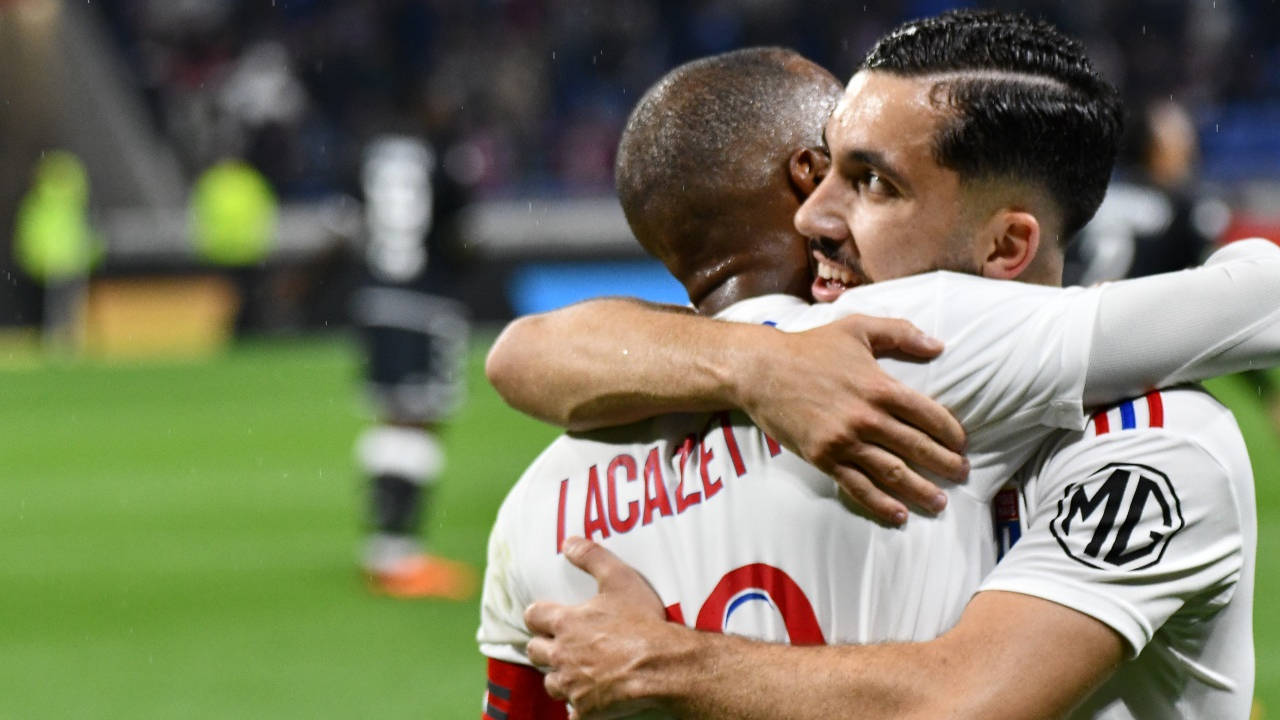 France Olympique : Alexandre Lacazette et Rayan Cherki (OL ...